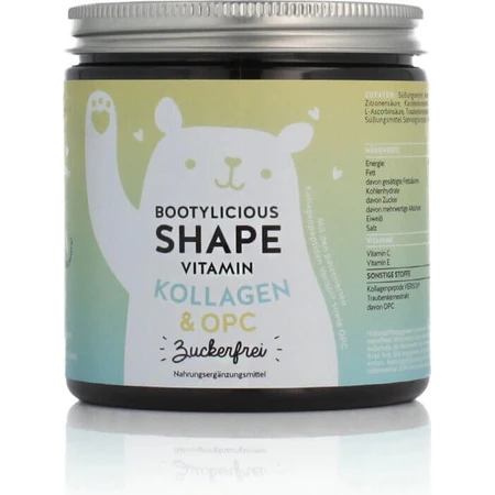 Ведмедики з користю Bootylicious Shape вітаміни для зміцнення фігури з колагеном 1×60 шт, антицелюлітна харчова добавка у вигляді гумових пустушок: ціни та характеристики