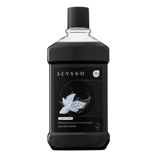 Seysso Carbon, ополіскувач для порожнини рота, освіжаючий чорний, 500 мл