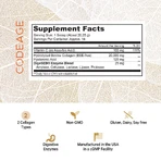 Codeage Collagen Collagen Vitamin C+, гідролізований колаген з вітаміном С та гіалуроновою кислотою, 283 г, GNC, GNC: ціни та характеристики