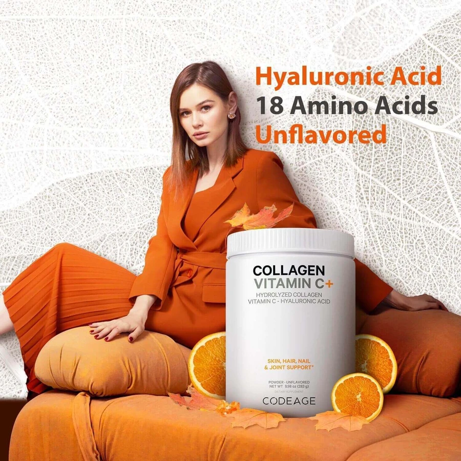 Codeage Collagen Collagen Vitamin C+, гідролізований колаген з вітаміном С та гіалуроновою кислотою, 283 г, GNC, GNC: ціни та характеристики