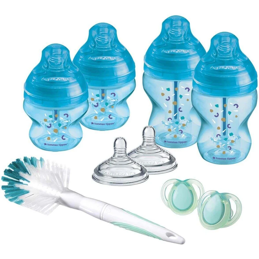Стартовый набор для новорожденных Tommee Tippee CTN ADVANCED ANTI-COLIC, голубой: цены и характеристики