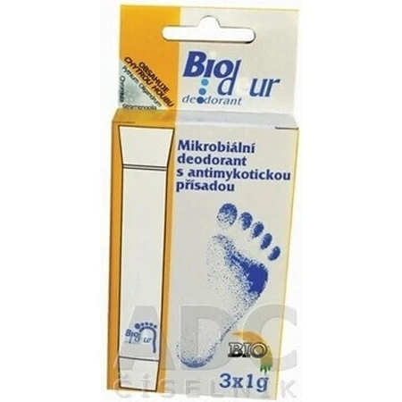BIODEUR 3G NECHTY A POKOKA LEGS 3×1 г, порошковый дезодорант: цены и характеристики