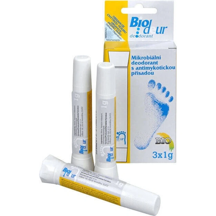 BIODEUR 3G NECHTY A POKOKA LEGS 3×1 г, порошковый дезодорант: цены и характеристики