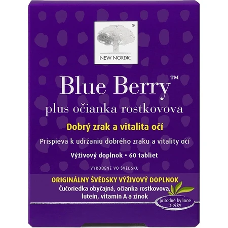 NEW NORDIC Blue Berry 1×60 табл, пищевая добавка: цены и характеристики