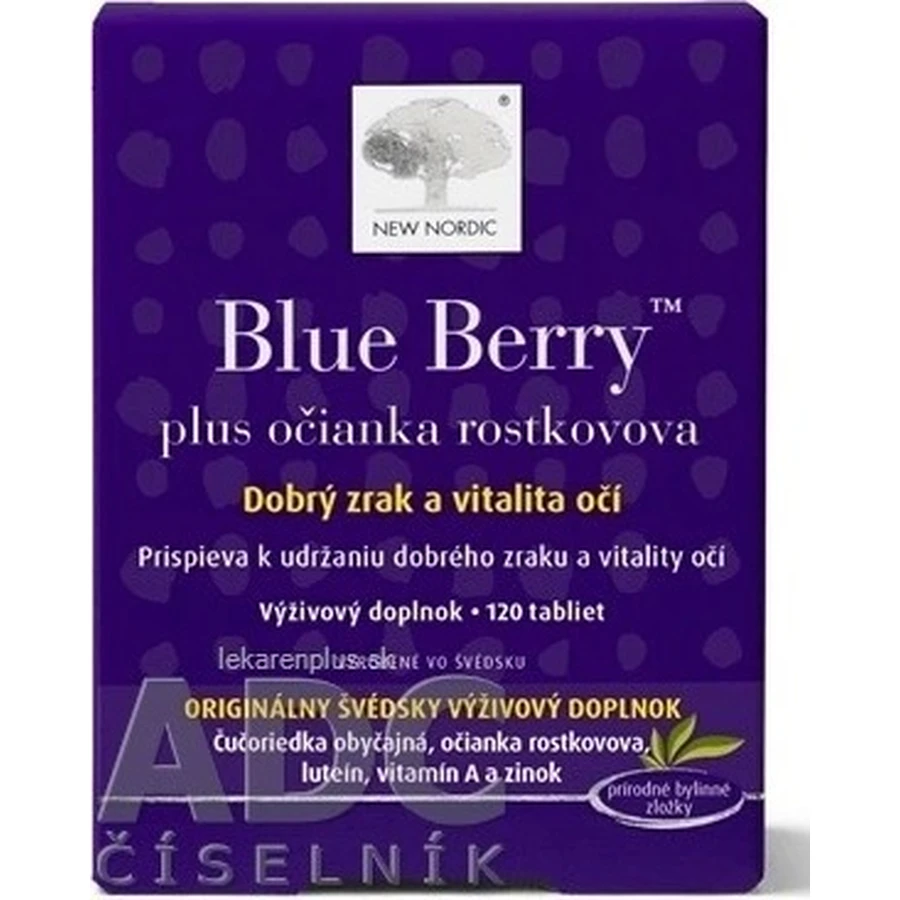 NEW NORDIC Blue Berry 1×60 табл, пищевая добавка: цены и характеристики