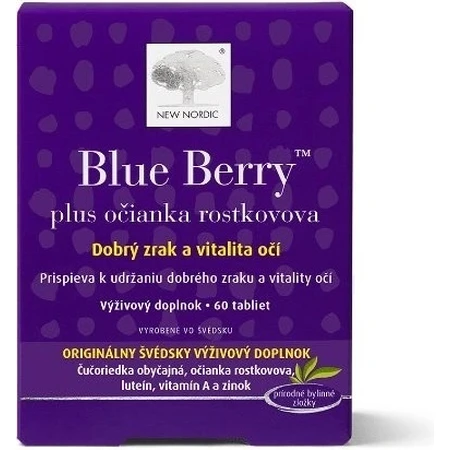 NEW NORDIC Blue Berry 1×60 табл, пищевая добавка: цены и характеристики