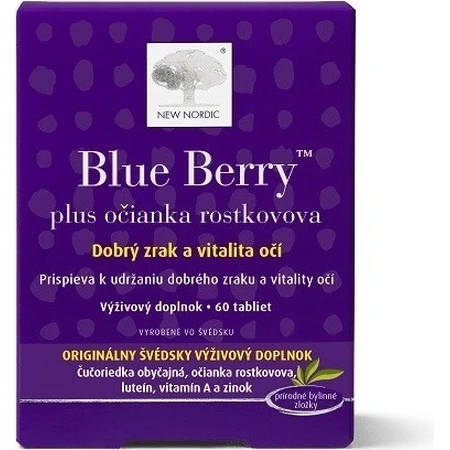 NEW NORDIC Blue Berry 1×60 табл, пищевая добавка: цены и характеристики