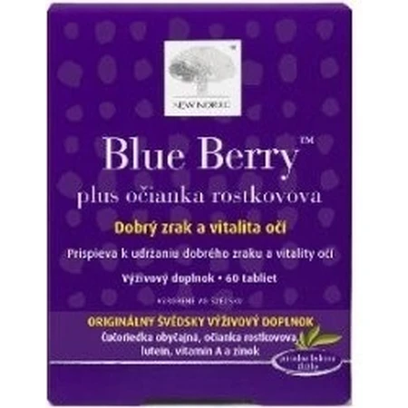 NEW NORDIC Blue Berry 1×60 табл, пищевая добавка: цены и характеристики