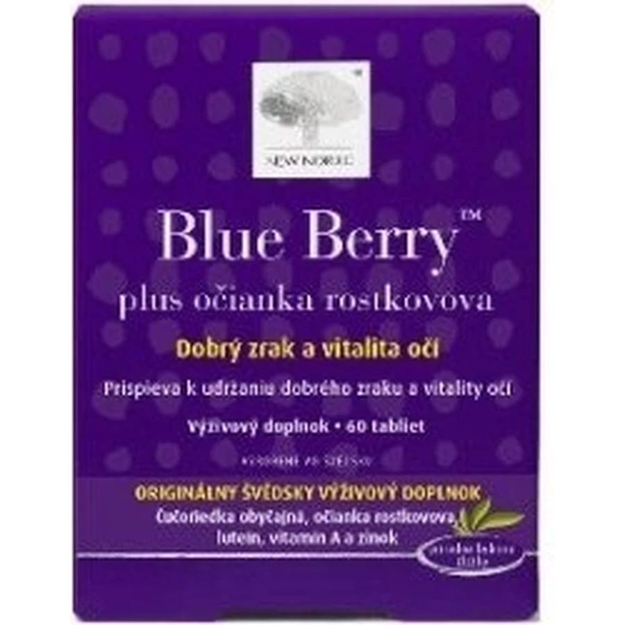 NEW NORDIC Blue Berry 1×60 табл, пищевая добавка: цены и характеристики