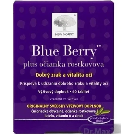 NEW NORDIC Blue Berry 1×60 табл, пищевая добавка: цены и характеристики