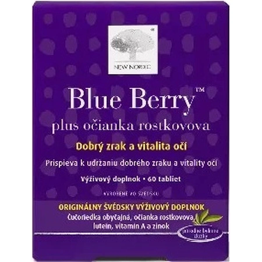 NEW NORDIC Blue Berry 1×60 табл, пищевая добавка: цены и характеристики