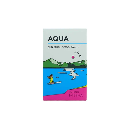 Missha Aqua Sun Stick, сонцезахисний крем, SPF 50+, 21 г: ціни та характеристики