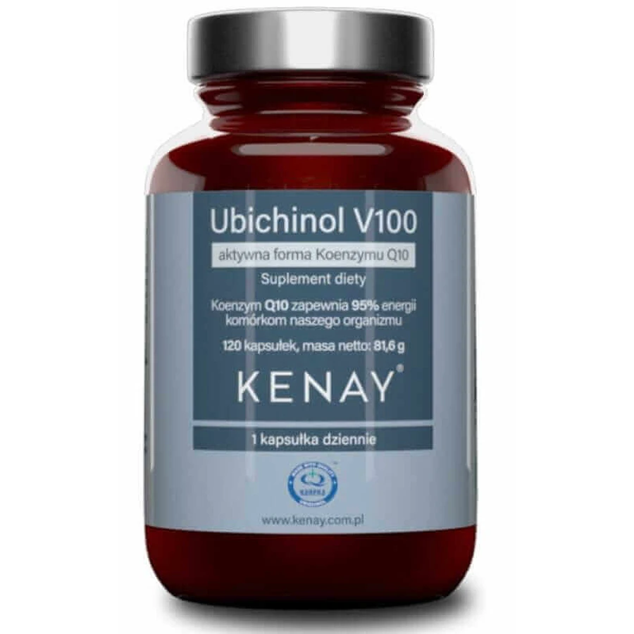 Убіхінол V100 активна форма коензиму Q10 (120 капсул) Kenay: ціни та характеристики