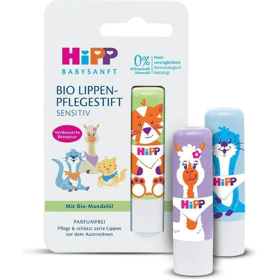 HiPP BABYSANFT Бальзам для губ 1×4,8 г, бальзам для губ для немовлят: ціни та характеристики