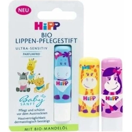HiPP BABYSANFT Бальзам для губ 1×4,8 г, бальзам для губ для немовлят: ціни та характеристики