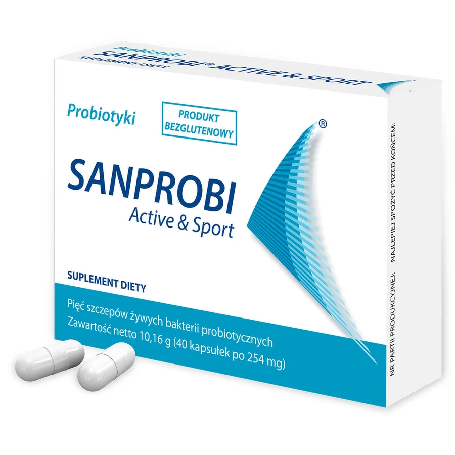Sanprobi Active & Sport, 40 капсул: ціни та характеристики