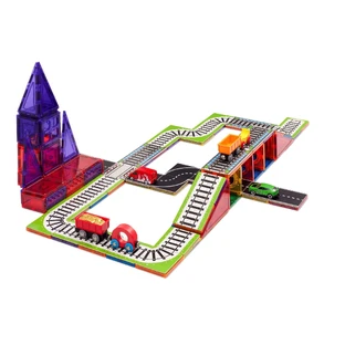 Магнитный строительный набор Train Track Pack, +3 года, 36 деталей, Learn & Grow