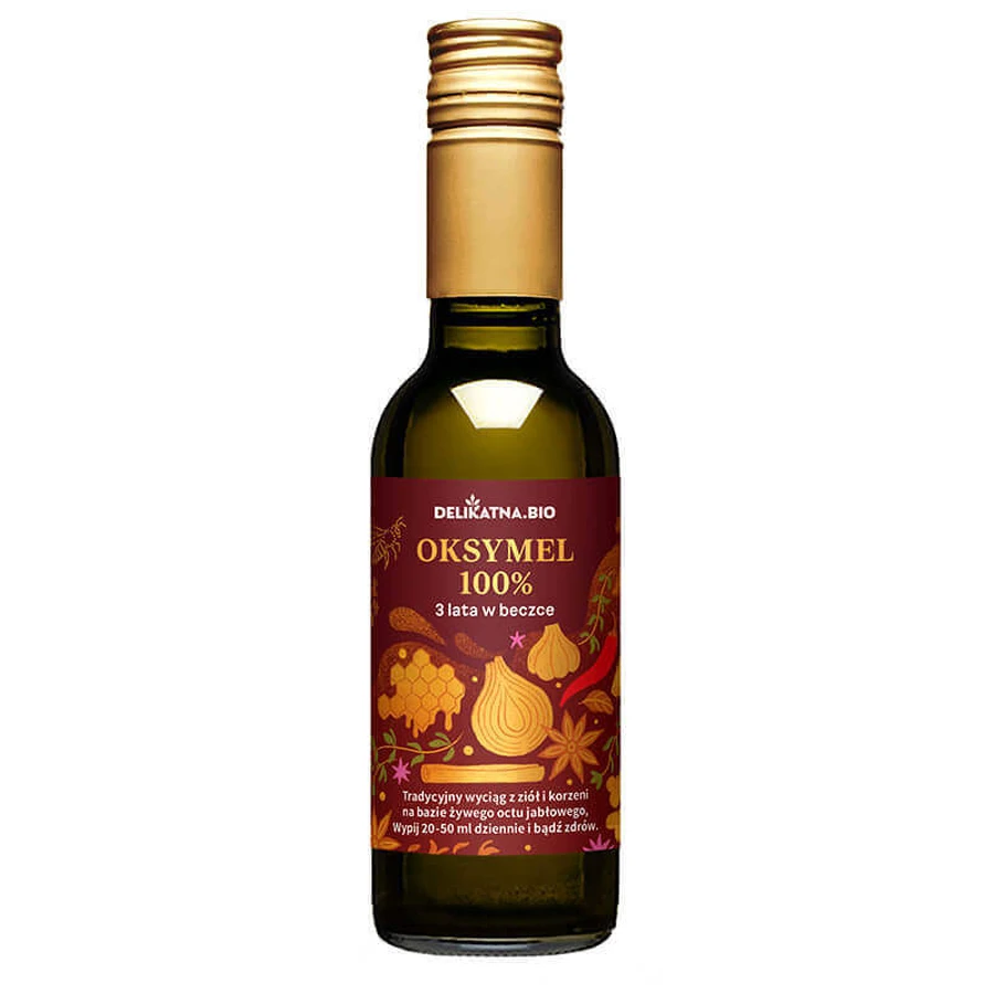 Delicate.bi Oxymel 3 роки витримки в бочці, асорті з овочів та коріння, 250 мл: ціни та характеристики