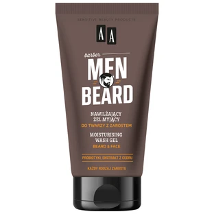 AA Men Beard, увлажняющее средство для мытья лица для бороды, 150 мл