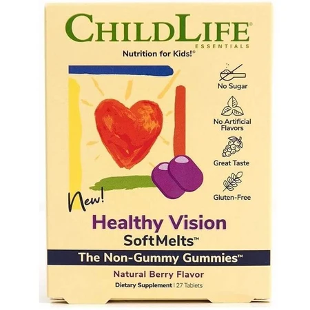 Здоровое зрение мягкие таблетки Childlife Essentials, 27 таблеток, Secom: цены и характеристики