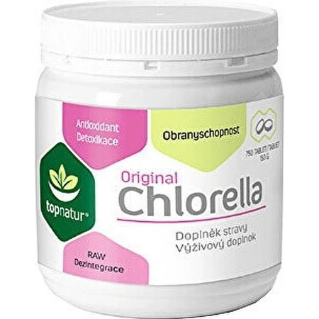 topnatur CHLORELLA Original 1×750 тбл, прісноводні водорості: ціни та характеристики