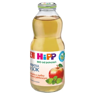 Чай HiPP Tea & Juice Bio мелисса с яблочным соком, после 4 месяцев, 500 мл