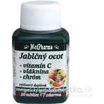 MedPharma ЯБЛУЧНИЙ КОКОС, ВІТАМІН С, КЛІТКОВИНА, ХРОМ 1×37 табл, APPLE COCONUT, VIT C, FIBR, CHROME: ціни та характеристики