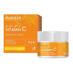 Floslek Laboratorium Go For Glow Vitamin C Антивіковий денний та нічний крем, 50 мл.