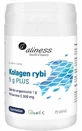 Рыбный коллаген 5000 мг ПЛЮС сера OptiMSM vit C, 25 порций порошка Aliness