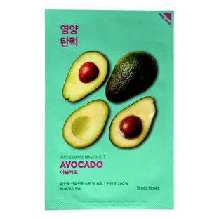 Holika Holika, Pure Essence Mask Sheet Авокадо, буйволова маска для пахв, 1 шт.