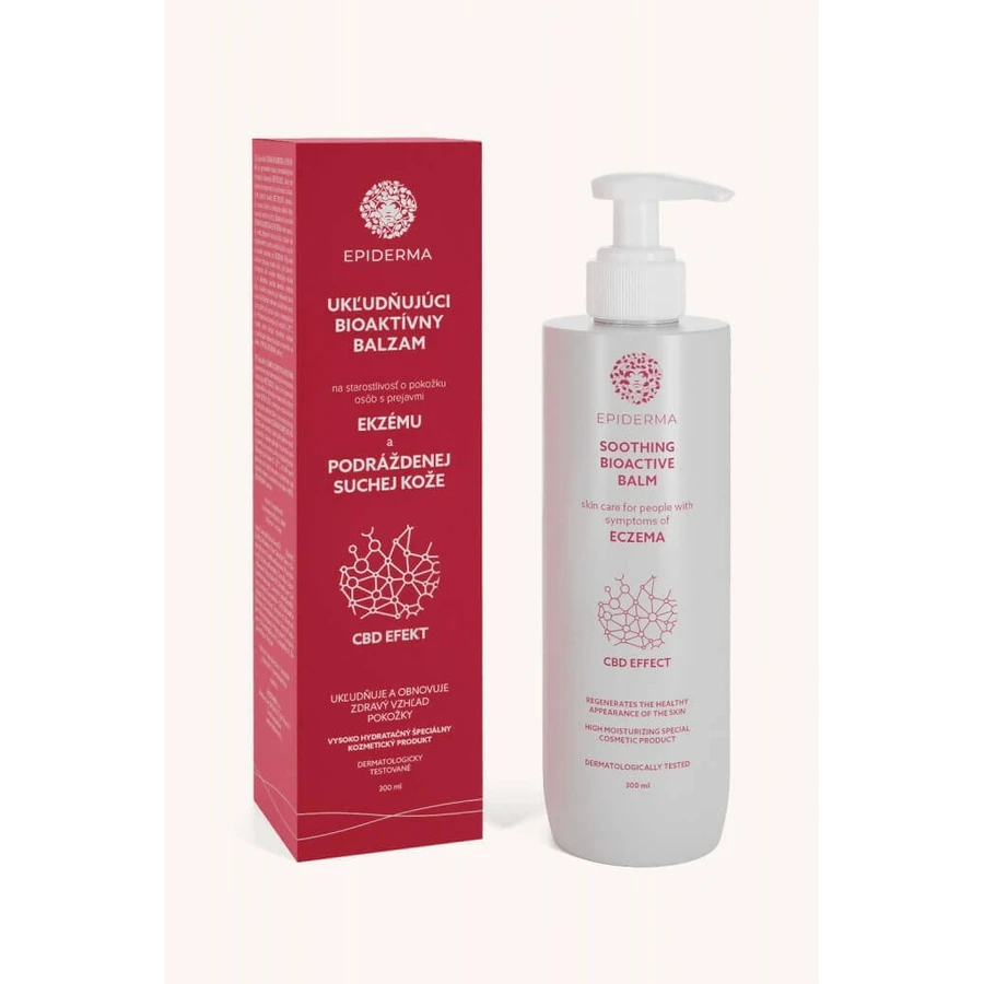 EPIDERMA CBD BIOACTIVE Eczema Balm 1×300 ml, бальзам от экземы: цены и характеристики