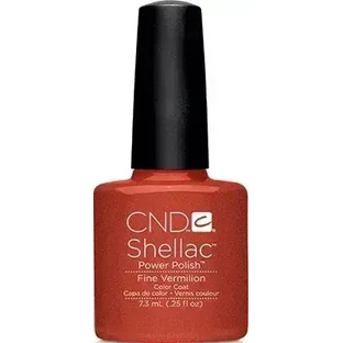 Полуперманентный лак для ногтей CND Shellac Shellac Jumbo Fine Fine Vermilion 15 мл