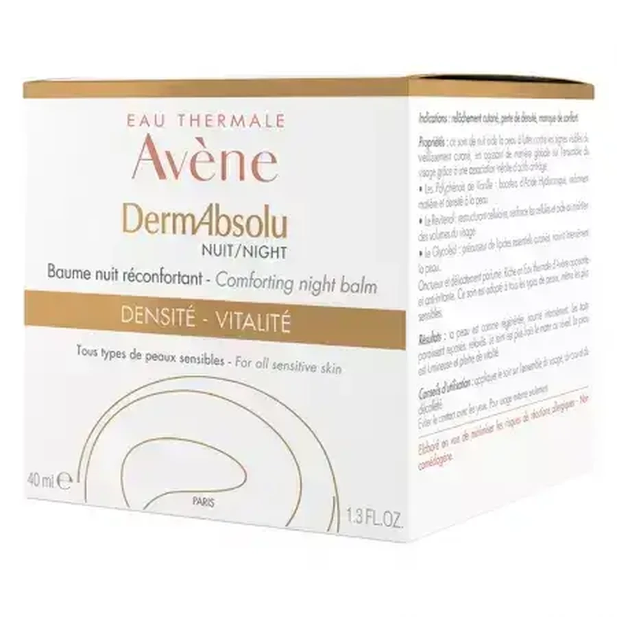 Avene DermAbsolu Заспокійливий нічний бальзам, 40 мл, Avene: ціни та характеристики