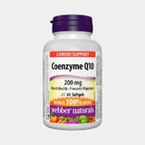 WEBBER NATURALS Коэнзим Q10 200 мг 1×60 капс, пищевая добавка