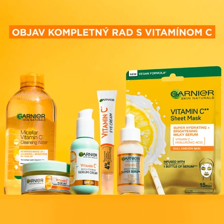 Garnier Skin Naturals Крем-сироватка з вітаміном С для освітлення шкіри 50 мл: ціни та характеристики