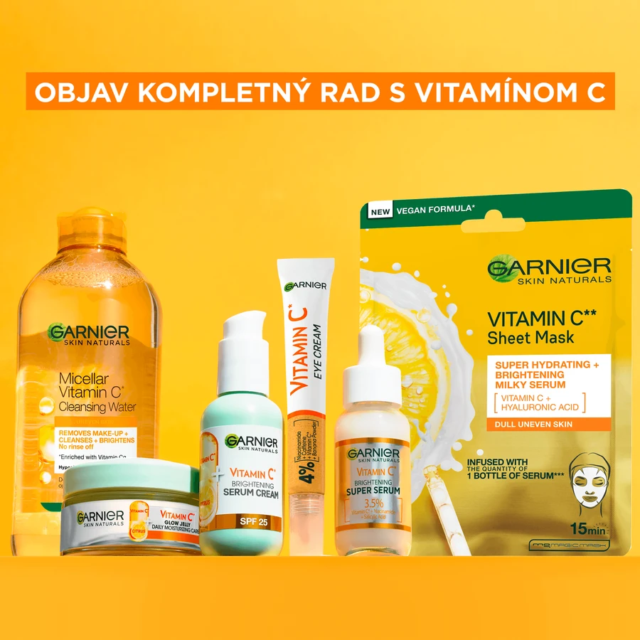 Garnier Skin Naturals Крем-сироватка з вітаміном С для освітлення шкіри 50 мл: ціни та характеристики