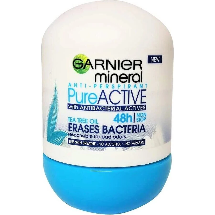 Garnier Mineral Pure Active 48h roll-on 1×50 мл, сферический антиперспирант: цены и характеристики