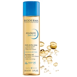 Bioderma Atoderm 2 в 1 Oil, сухое масло для тела, 150 мл