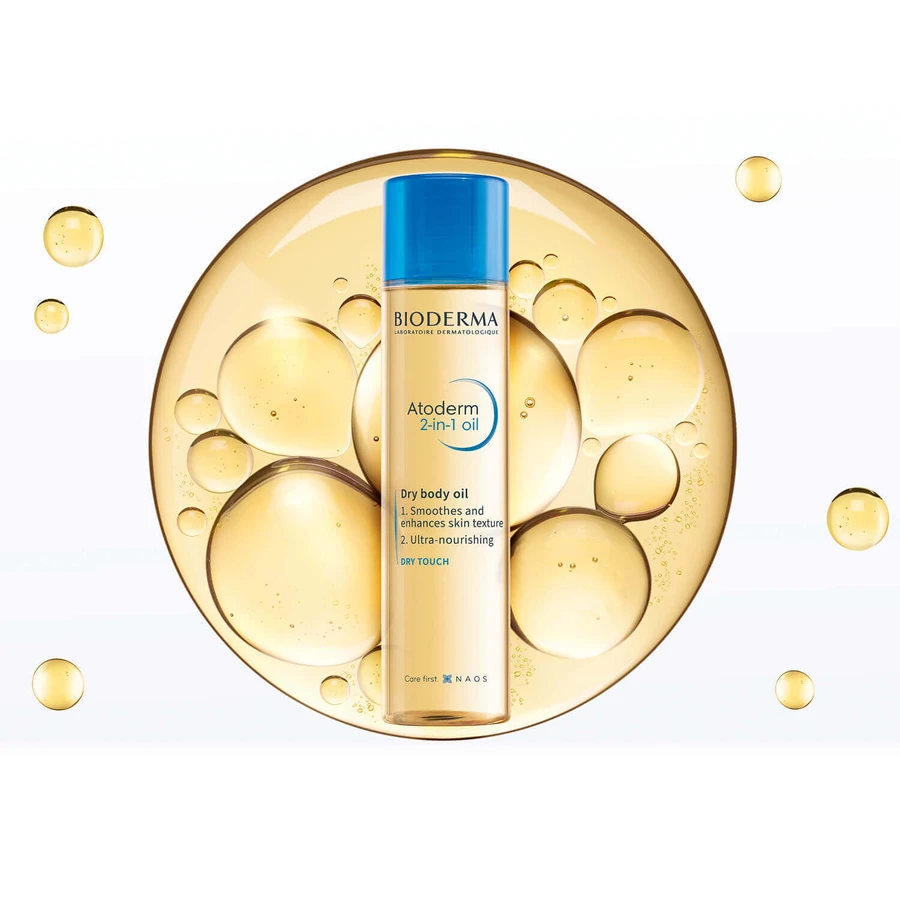 Bioderma Atoderm 2 в 1 Oil, сухое масло для тела, 150 мл: цены и характеристики