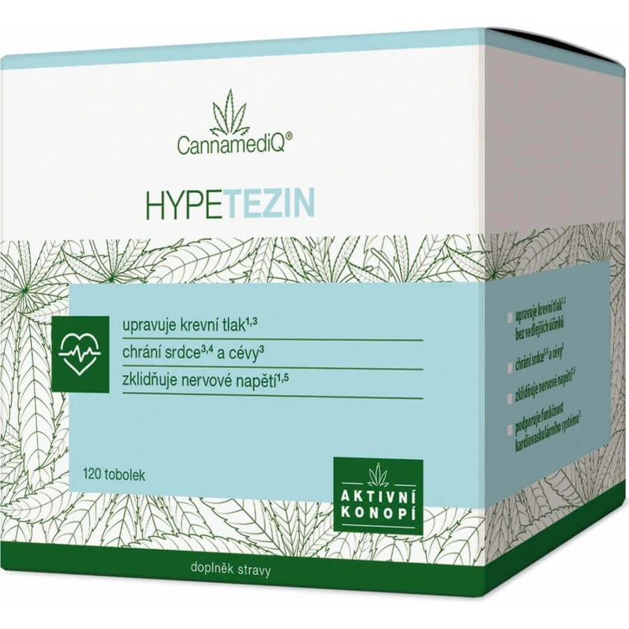 CannamediQ HYPETEZIN 120 табл. 1×120 табл, пищевая добавка: цены и характеристики