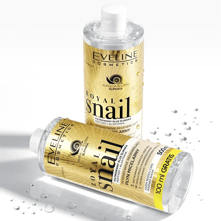 Eveline Royal Snail інтенсивний відновлювальний міцелярний лосьйон 400мл + 100мл: ціни та характеристики
