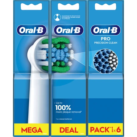 Змінні насадки Oral-B Pro Precision Clean 6 шт.: ціни та характеристики