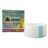 Пластырь медицинский Igar RiverPlast прозрачный на полиэтиленовой основе, 2 см х 500 см, 1 шт.