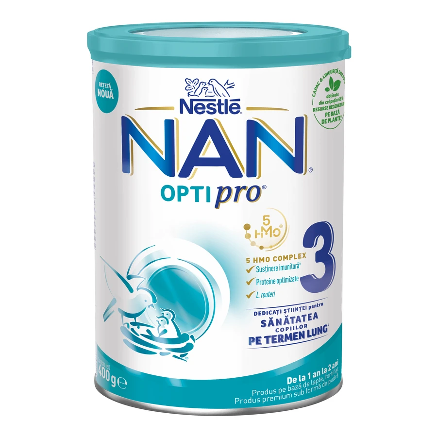 Суха молочна суміш Nestle Nan 3 Optipro Premium, з 12 місяців, 400 г: ціни та характеристики