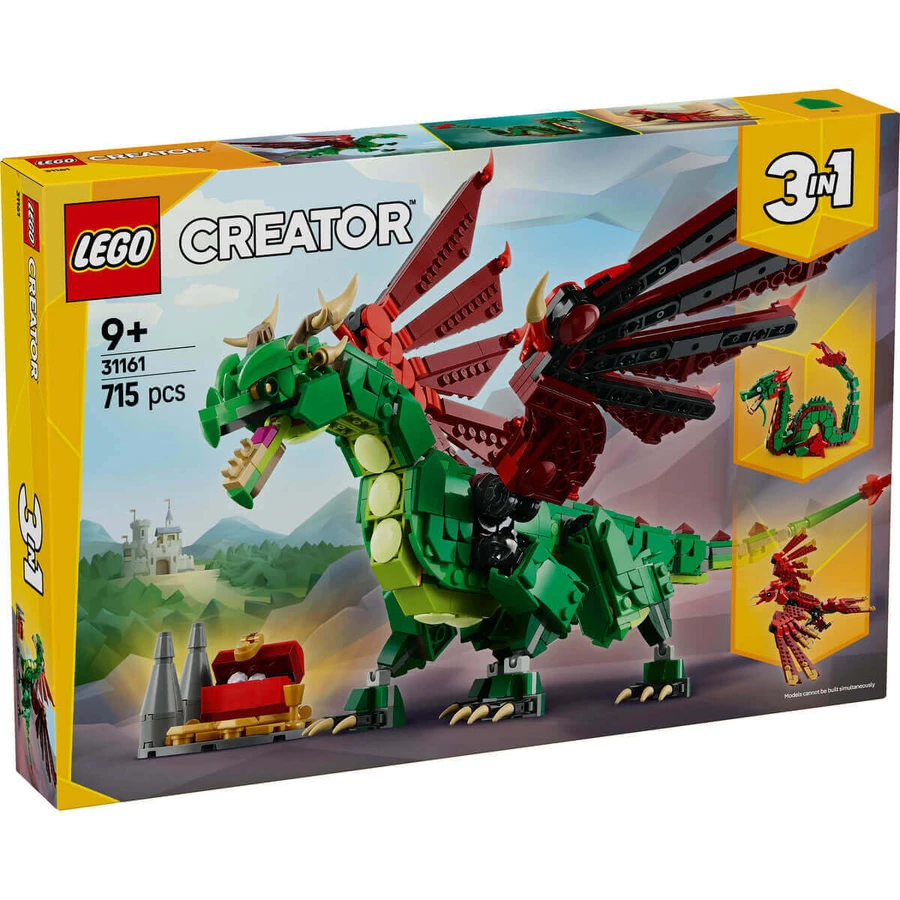 Середньовічний творець драконів, 31161, + 9 років, Lego: ціни та характеристики