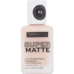 Revolution Relove, Тональна основа під макіяж Supermatte F3, 1×24 мл, макіяж: ціни та характеристики