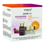 Набір Sesderma, C-Vit, зволожуючий крем для обличчя, 50 мл + Resveraderm Antiox, ліпосомальна сироватка, 30 мл