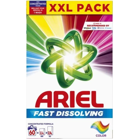 Порошок Ariel 3,3 кг/60PD Color 1×3,3 кг: ціни та характеристики
