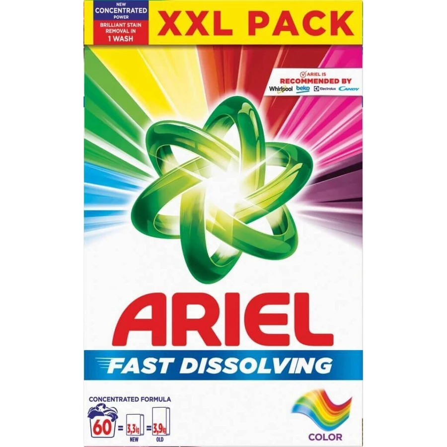 Порошок Ariel 3,3 кг/60PD Color 1×3,3 кг: ціни та характеристики