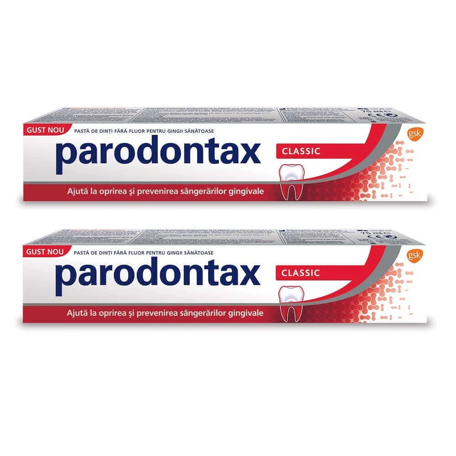 Classic Parodontax Класична паста де діні Пародонтакс, 75 мл + 75 мл, Гск: ціни та характеристики